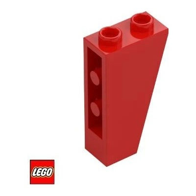 LEGO® 2449 STŘECHA Obrácená 75° 1x2 - Výška 3 Červená