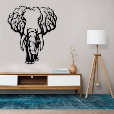 Decono Метална Декорация Слон