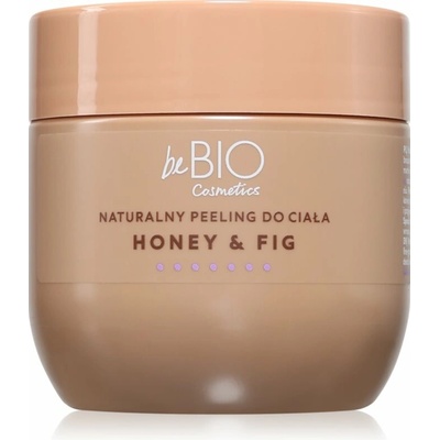 BeBio vyhladzujúci telový peeling Honey & Fig 200 ml
