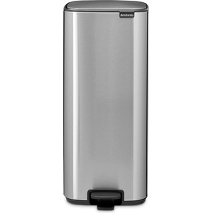 Brabantia Кош за смет Brabantia Bo Pedal 30L, Matt Steel Fingerprint Proof