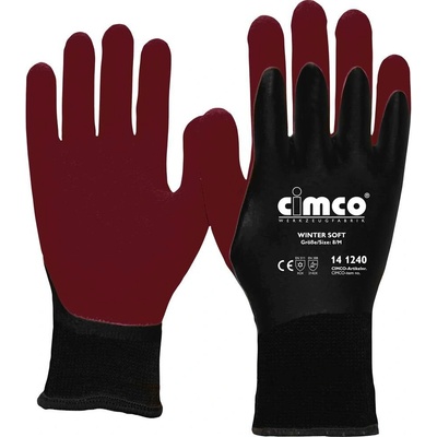 Cimco Winter Soft dunkelrot/schwarz 141241