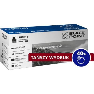 Compatible LBPKTK1150 TK-1150 Съвместим касетка за принтер, черна (BLKYOTK1150BCBW)