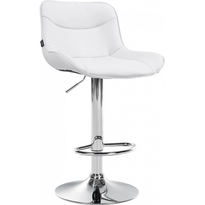 Design-Shop Vonore koženka Biela / chróm