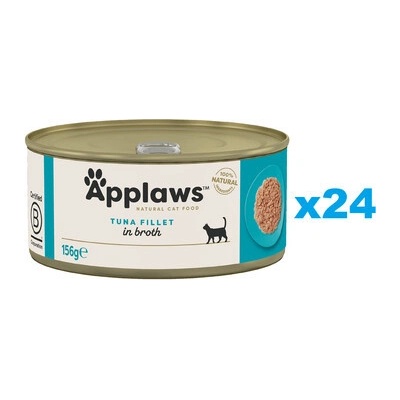 Applaws Cat Tuňák ve vývaru 24 x 156 g