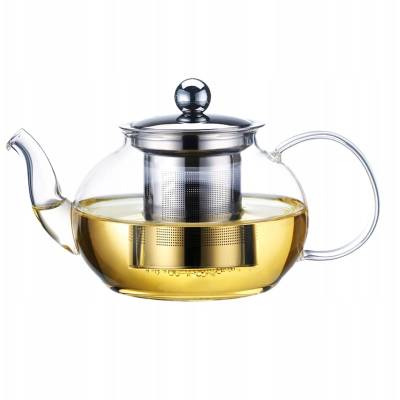 kamille Стъклен чайник „Камил с филтър, 1200 мл (0783l)