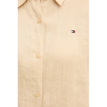 Tommy Hilfiger риза дамска ленена (WW0WW44679)