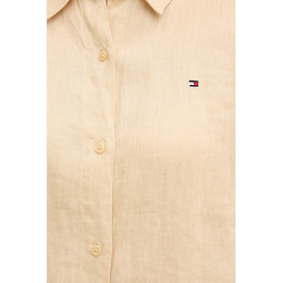 Tommy Hilfiger риза дамска ленена (WW0WW44679)