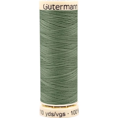 Polyesterové nitě návin 100 m Gütermann univerzální, střední, 821 Laurel Green