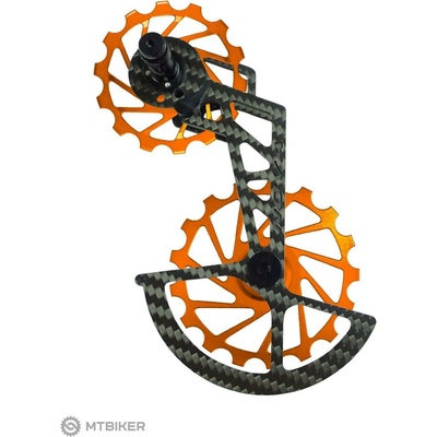 Nova Ride Carbon Ceramic ramínko přehazovačky pro Shimano Dura Ace/Ultegra, 11-kolo, oranžová