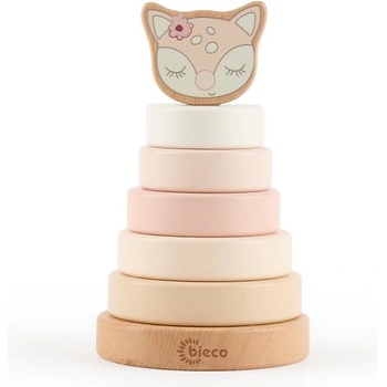 Bieco - Дървена подреждаща кула - еленче Ella