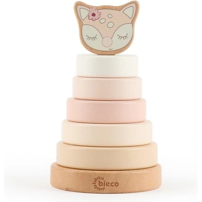 Bieco - Дървена подреждаща кула - еленче Ella