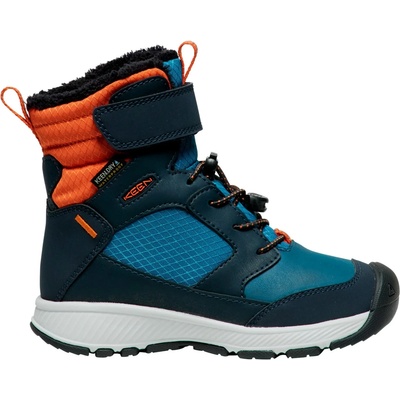 KEEN Детски зимни ботуши Keen Kid's Skua Winter WP Winter boots - Sky Captain / Gold Flame - размер 24 (EU) (702-3645-0211)