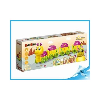 BanBao Caterpillar Young Ones housenka čísla 35 ks