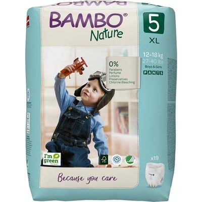 Abena Bambo Nature Pants 5 12-18kg 19ks