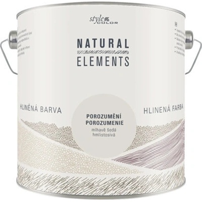 StyleColor NATURAL ELEMENTS 2,5 l mlhavě šedá