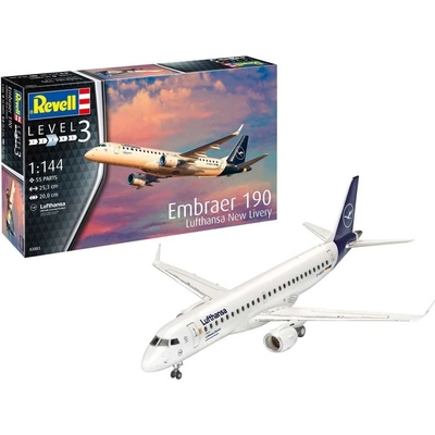 Revell Embraer 190 Lufthansa New Livery 03883 1:144