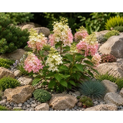 Hortenzia metlinatá (Hydrangea paniculata) ‘DHARUMA’ - výška 20-30 cm, kont. C2L