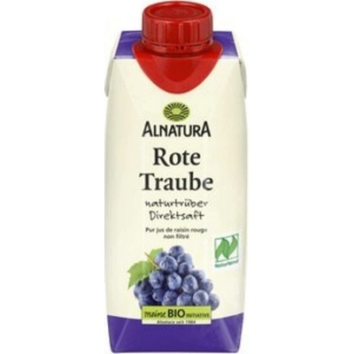 Alnatura Bio červené hrozny přirozeně zakalená přímá šťáva 330 ml