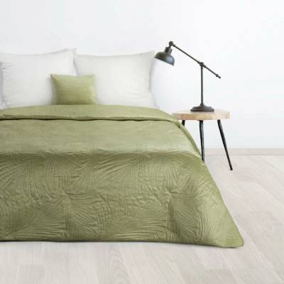 Mondo Italia Sametový přehoz na postel Luiz4 světle zelený new Zelená 220x240 cm