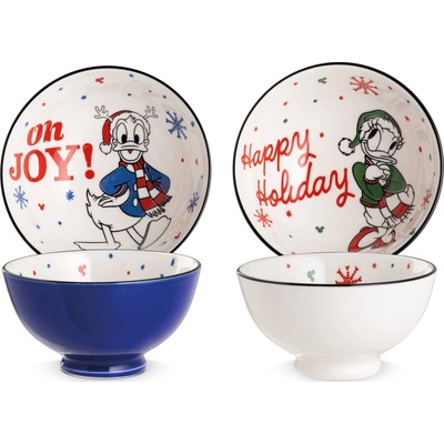 Egan DISNEY zimní magický 2 PC. malá miska DONALD DUCK & DAISY DUCK W.M. 300 ml