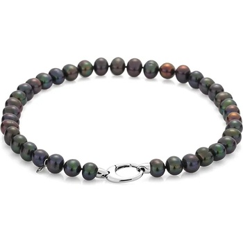 Image 1 of Swan Колие със сладководни черни перли 11-12mm R1010NB Swan