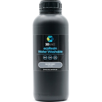 3DJAKE ecoResin Water Washable Silver Grey - 1.000 g (02-33227011)