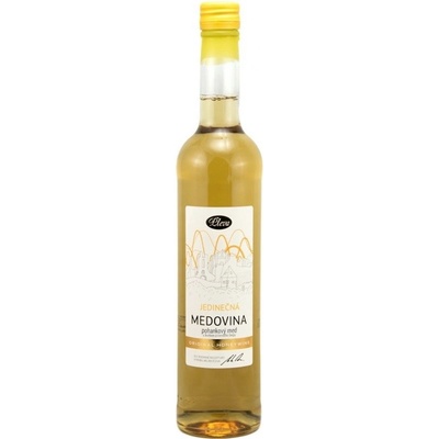 Pleva Medovina jedinečná pohankový med s květem z černého bezu 0,5 l