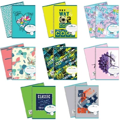 Тетрадка РЗ Полиграф А5 80л м. к. СПИРАЛА ред оф (1120710-87533)