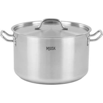 MJUSK Stredný hrniec s objemom 22,4 l, priemer 360 mm s pokrievkou z nerezovej ocele 23622