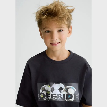MAYORAL Тениска къс ръкав в черен цвят Offside за момче Mayoral