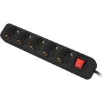 Lanberg 5 Plug 1,5 m Switch (PS1-05F-0150-BK)