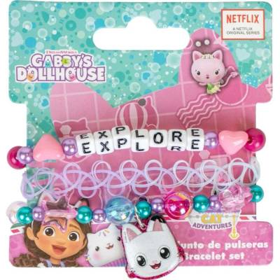Cerdá Sada náramků Gabby´s Dollhouse 3 ks