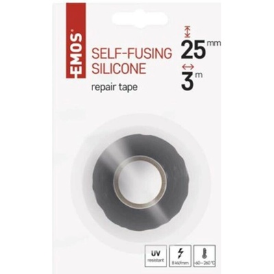 EMOS Silikonová páska vulkanizační EMOS F52503 / 25mm / 3m černá