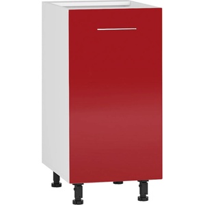 Bogdan Furniture Europe Долен шкаф h 40/82-e20, червен гланц - memo
