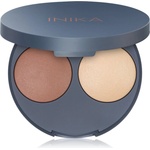 INIKA Organic Contour Duo пудра за контуриране на лицето цвят Teak 5 гр