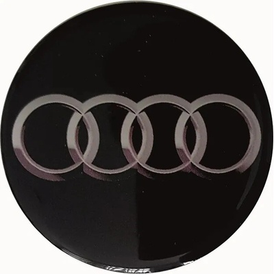 Samolepka na stredy kolies živicová AUDI 5,5 cm CHEAP