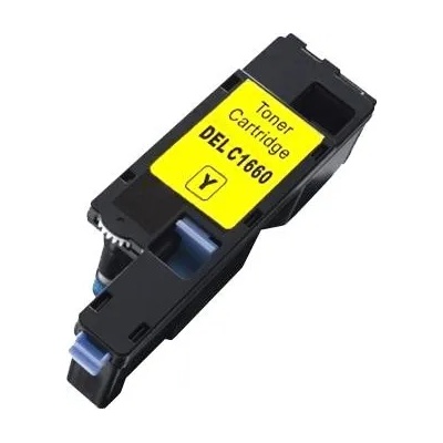 Compatible Тонер касета Dell C1660W Съвместима Yellow 1000 стр