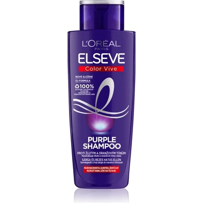 L'Oréal Elseve Color-Vive Purple шампоан, неутрализиращ жълтите нюанси 200ml