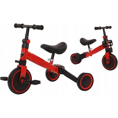 Rowerek Biegowy Wielofunkcyjny 4w1 Dvoj/trojkolesový jazdec s pedálmi