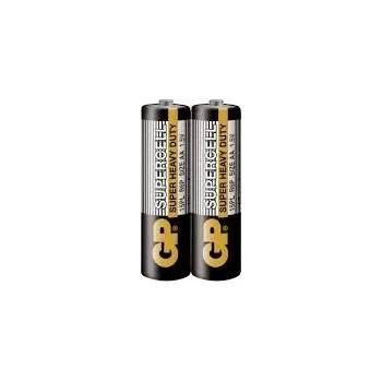 GP Batteries Цинк карбонова батерия GP SUPERCELL, 15PL-S2, R6, 2 бр. в опаковка - shrink, 1.5V (GP-BM-15PL-S2)