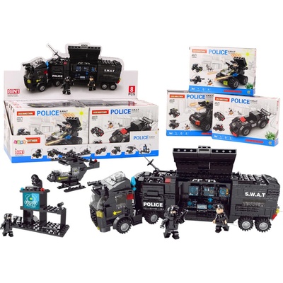 mamido Stavebnice Špeciálne Jednotky Polícia Helikoptéra a Loď