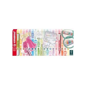Image 1 of STABILO Текст маркер Swing Deskset 18 цвята