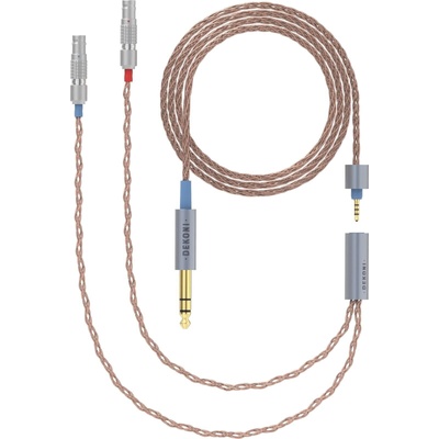 Dekoni Audio Ensemble Unbalanced 6.3mm PCUHD Copper 2-Pin Lemo Utopia Кабел за слушалки (CBZ-UB-PCU-52-LEMO)