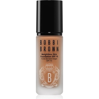 Bobbi Brown Weightless Skin Foundation SPF15 Mini dlhotrvajúci zmatňujúci make-up s hydratačným účinkom Neutral Walnut 13 ml