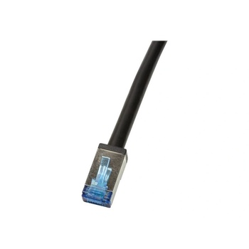 LogiLink Кабел S/FTP LOGILINK Cat6a, Медно-алуминиев, 3 м, Черен, AWG26, Двойно екраниран CQ7063S (CQ7063S) (CQ7063S)