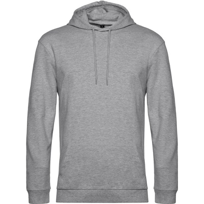 B&C mikina Hoodie s kapucí pánská COT01U03W61000-heather gre