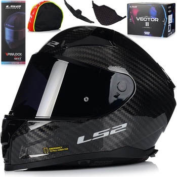 LS2 FF811 VECTOR II Gloss Carbon