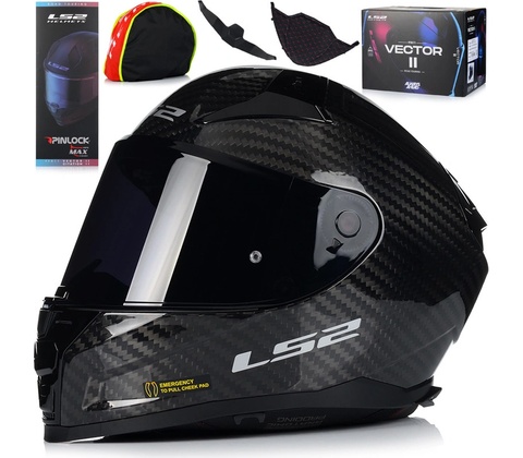 LS2 FF811 VECTOR II Gloss Carbon