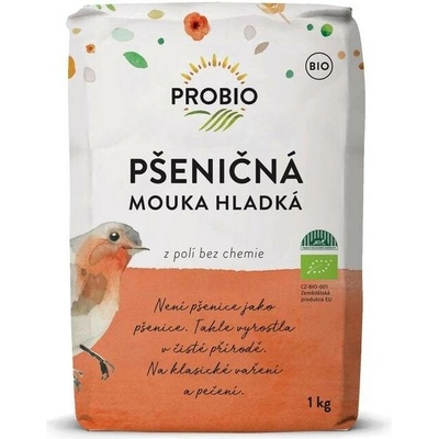 Probio Pšeničná mouka hladká BIO 1000 g ideální pro dorty a pečivo 1000 g