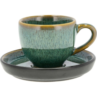 Bitz Зелена керамична чаша за еспресо 70 ml Gastro Green/Black - Bitz (29165)